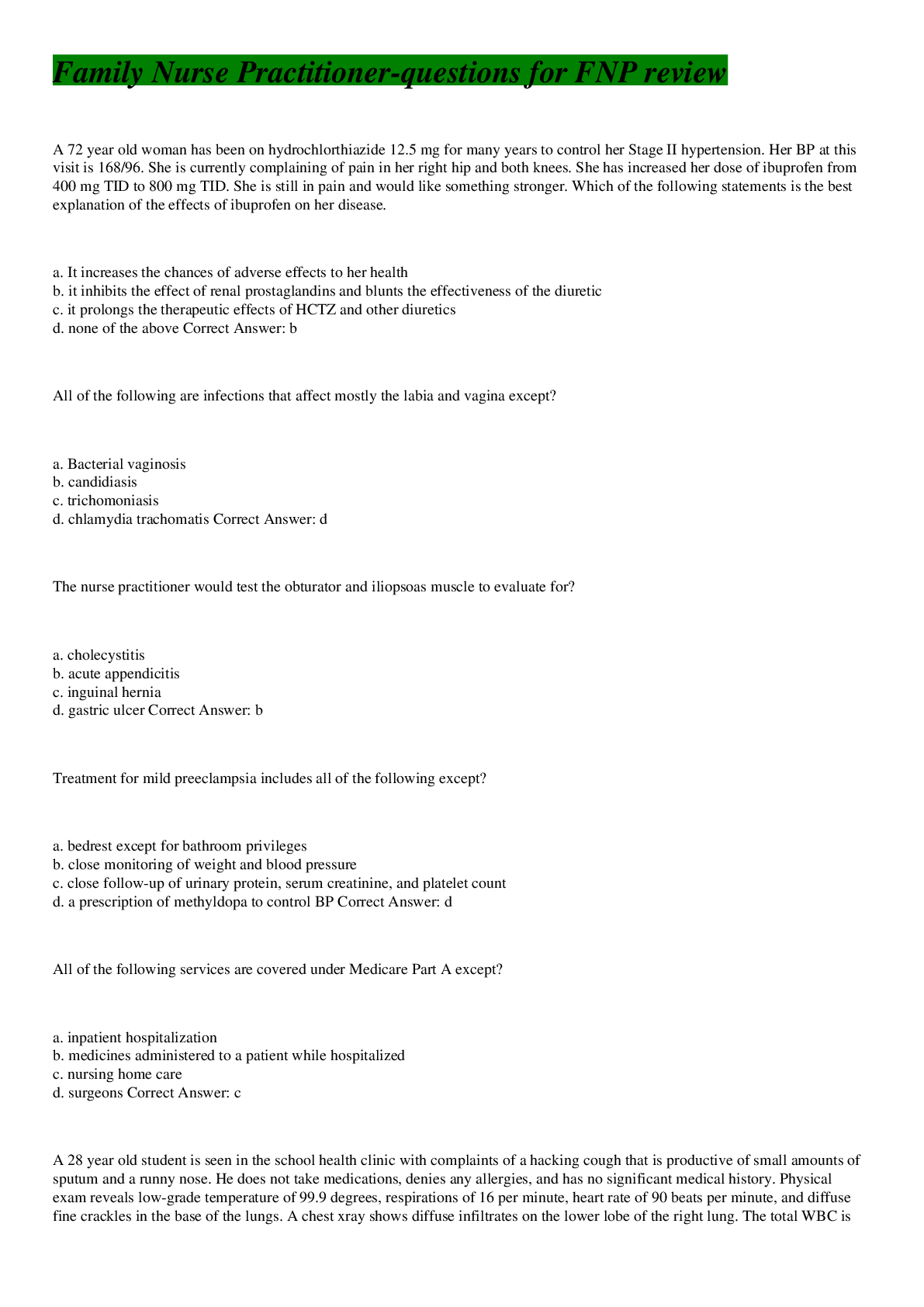 Preview image for Family Nurse Practitioner